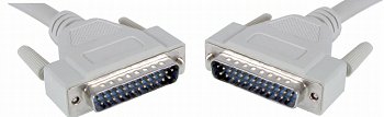 2 metre DB25 Male to DB25 Male printer port cable