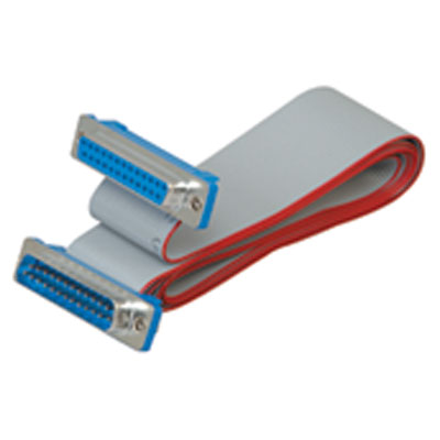 Female DB 25 to Male DB 25 Ribbon Cable