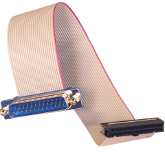 26 Pin to Male DB 25 Ribbon Cable