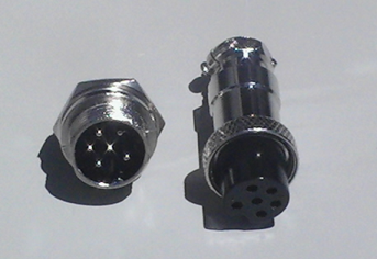 6 Pin Plug and Socket set - Click Image to Close