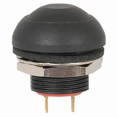 P67 Rated Dome Pushbutton Switch Black - Click Image to Close