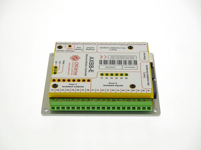 AXBB-E ethernet motion controller and breakout board combined - Click Image to Close