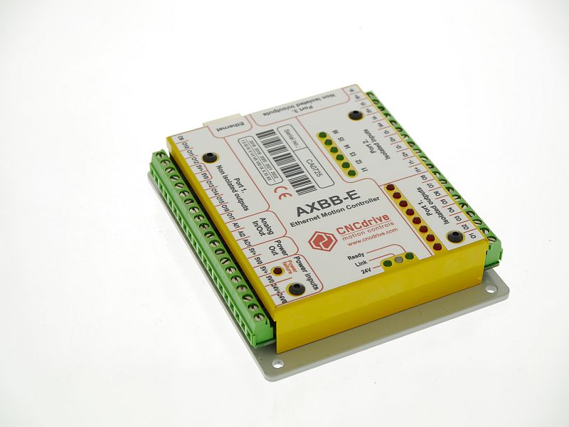 AXBB-E ethernet motion controller and breakout board combined