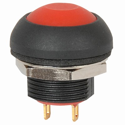 P67 Rated Dome Pushbutton Switch Red