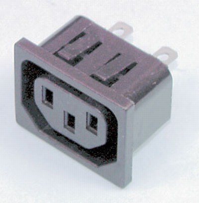 IEC Chassis Power Socket Female - Click Image to Close