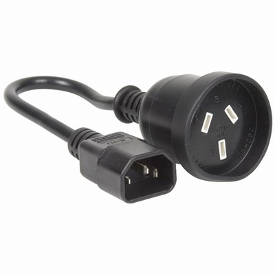 IEC320 to SAA Power Socket Cable