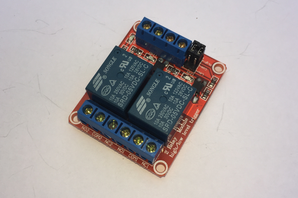 Dual Channel 5V Relay module - Click Image to Close